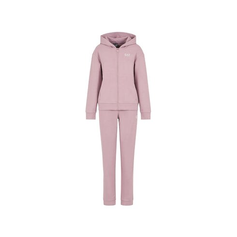 EA7 Emporio Armani Tuta sportiva Tuta Donna felpata con cappuccio Nero bianco A24 - EA7 EMPORIO6DTV57TJQLZ - 1200 - XS - Francavilla Moda